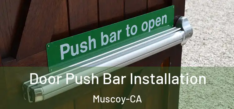  Door Push Bar Installation Muscoy-CA